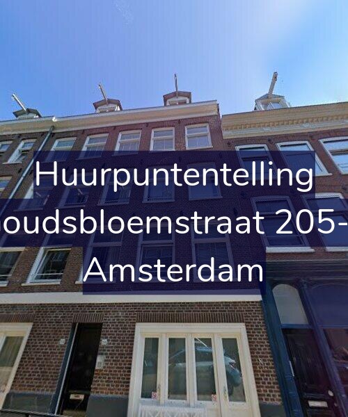 Foto gevel Huurpuntentelling voor Goudsbloemstraat 205-E, Amsterdam