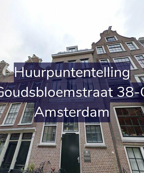Foto gevel Huurpuntentelling voor Goudsbloemstraat 38-C, Amsterdam