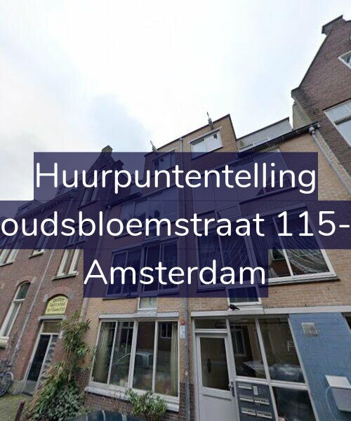 Foto gevel Huurpuntentelling voor Goudsbloemstraat 115-C, Amsterdam