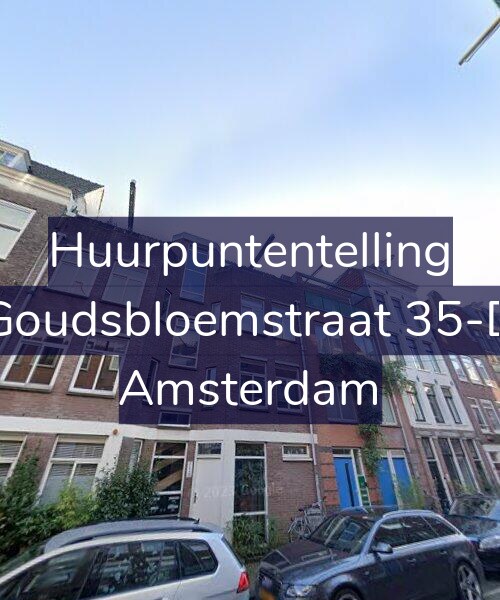 Foto gevel Huurpuntentelling voor Goudsbloemstraat 35-D, Amsterdam