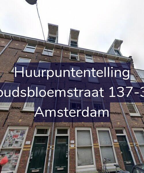 Foto gevel Huurpuntentelling voor Goudsbloemstraat 137-3A, Amsterdam