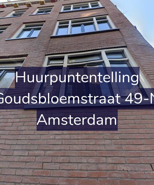Foto gevel Huurpuntentelling voor Goudsbloemstraat 49-N, Amsterdam