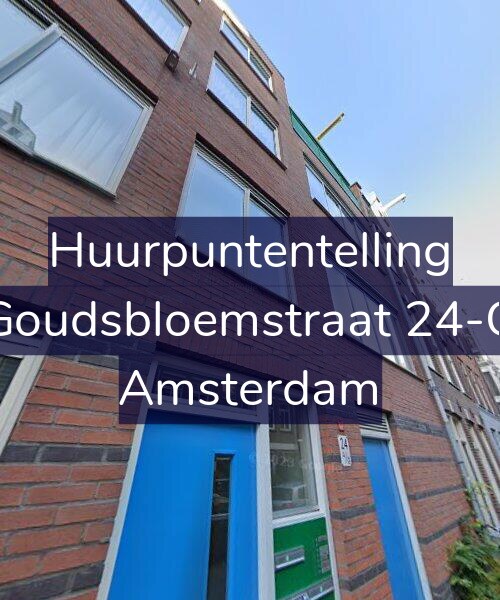 Foto gevel Huurpuntentelling voor Goudsbloemstraat 24-G, Amsterdam