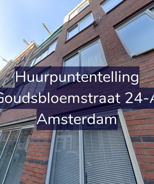 Foto gevel Huurpuntentelling voor Goudsbloemstraat 24-A, Amsterdam