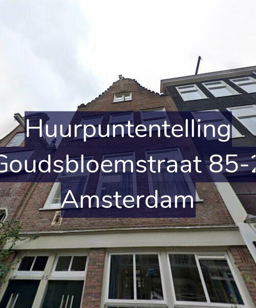 Foto gevel Huurpuntentelling voor Goudsbloemstraat 85-2, Amsterdam