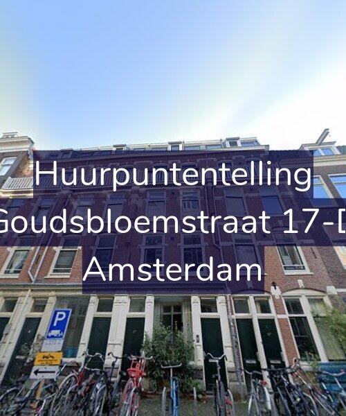 Foto gevel Huurpuntentelling voor Goudsbloemstraat 17-D, Amsterdam