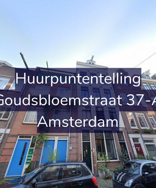 Foto gevel Huurpuntentelling voor Goudsbloemstraat 37-A, Amsterdam