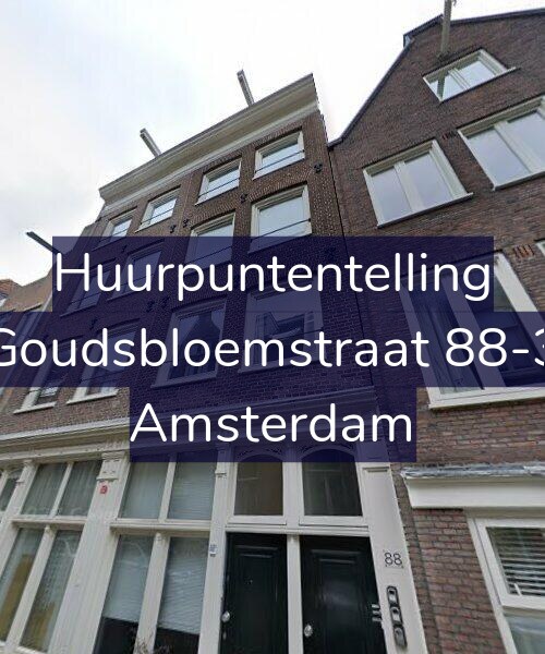Foto gevel Huurpuntentelling voor Goudsbloemstraat 88-3, Amsterdam