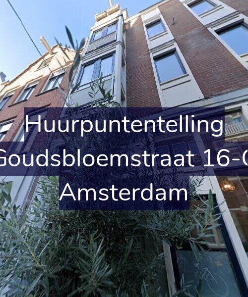 Foto gevel Huurpuntentelling voor Goudsbloemstraat 16-C, Amsterdam