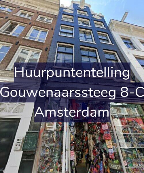 Foto gevel Huurpuntentelling voor Gouwenaarssteeg 8-C, Amsterdam