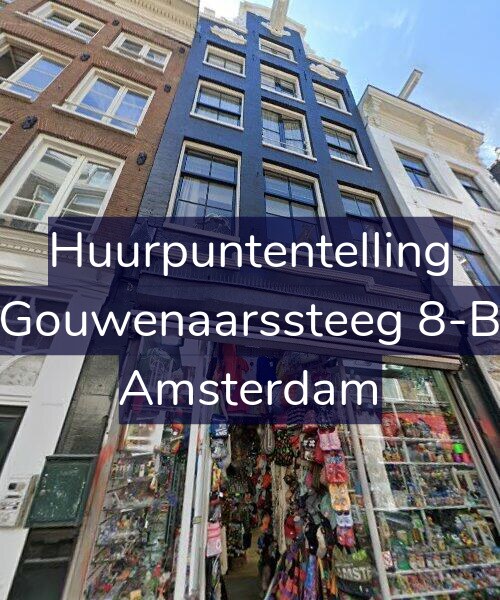 Foto gevel Huurpuntentelling voor Gouwenaarssteeg 8-B, Amsterdam