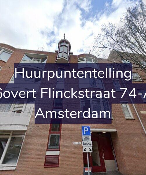 Foto gevel Huurpuntentelling voor Govert Flinckstraat 74-A, Amsterdam