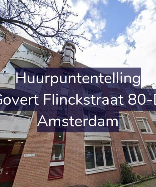 Foto gevel Huurpuntentelling voor Govert Flinckstraat 80-D, Amsterdam