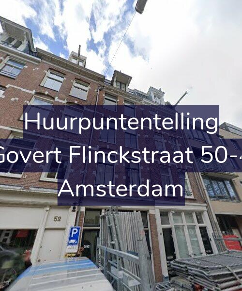 Foto gevel Huurpuntentelling voor Govert Flinckstraat 50-4, Amsterdam