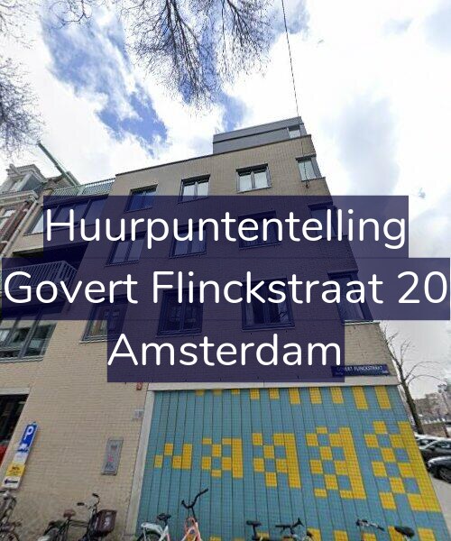 Foto gevel Huurpuntentelling voor Govert Flinckstraat 20, Amsterdam