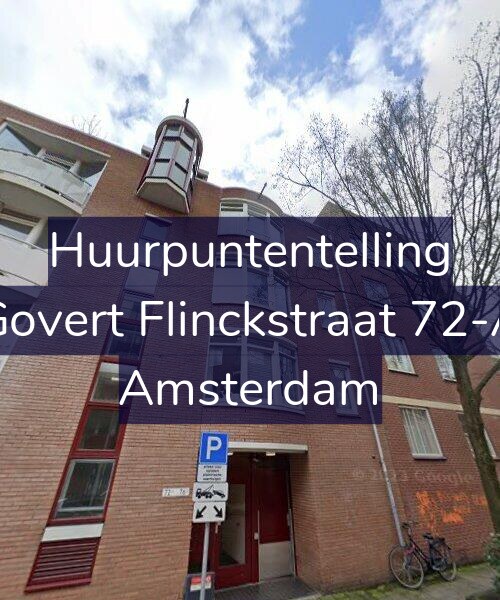 Foto gevel Huurpuntentelling voor Govert Flinckstraat 72-A, Amsterdam