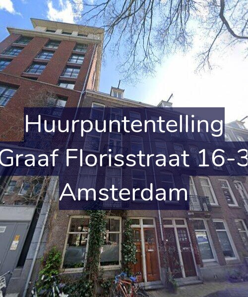 Foto gevel Huurpuntentelling voor Graaf Florisstraat 16-3, Amsterdam