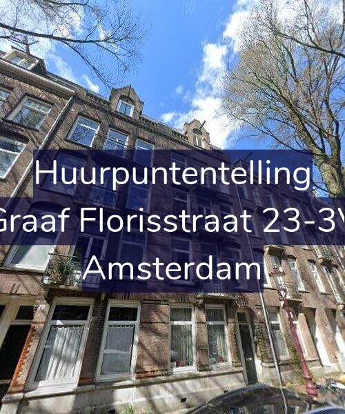 Foto gevel Huurpuntentelling voor Graaf Florisstraat 23-3V, Amsterdam