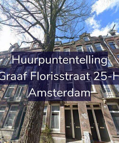 Foto gevel Huurpuntentelling voor Graaf Florisstraat 25-H, Amsterdam