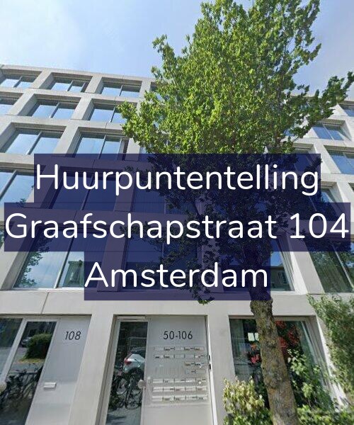 Foto gevel Huurpuntentelling voor Graafschapstraat 104, Amsterdam