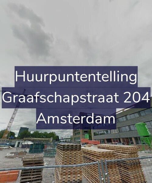 Foto gevel Huurpuntentelling voor Graafschapstraat 204, Amsterdam