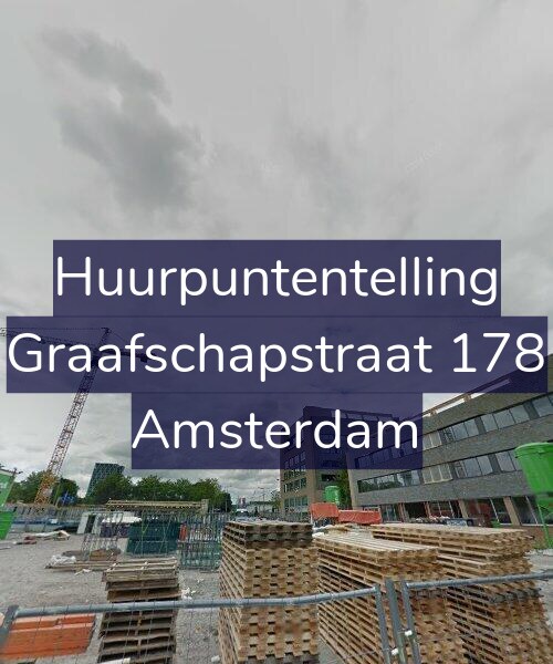 Foto gevel Huurpuntentelling voor Graafschapstraat 178, Amsterdam