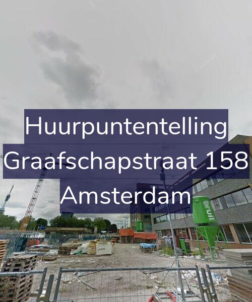 Foto gevel Huurpuntentelling voor Graafschapstraat 158, Amsterdam