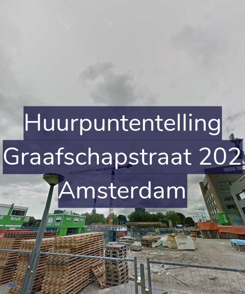 Foto gevel Huurpuntentelling voor Graafschapstraat 202, Amsterdam