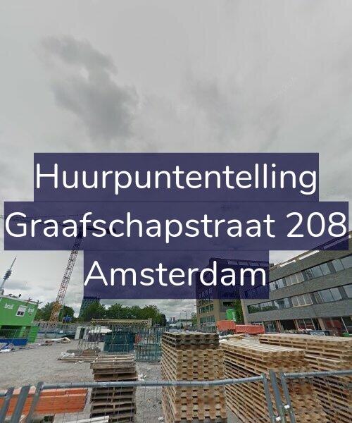 Foto gevel Huurpuntentelling voor Graafschapstraat 208, Amsterdam