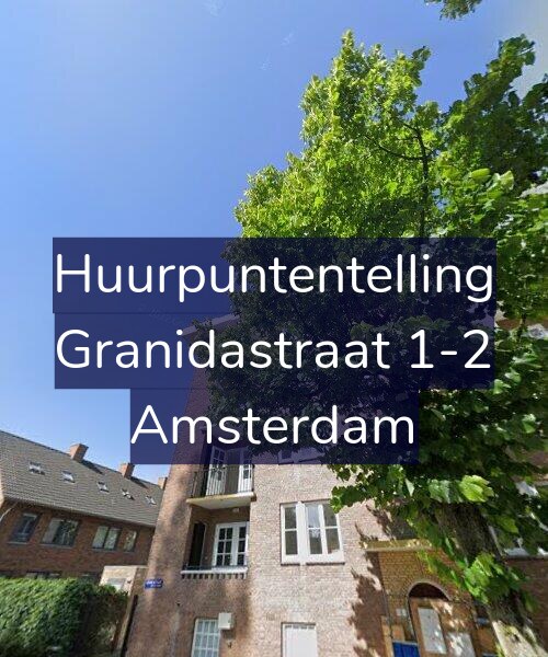 Foto gevel Huurpuntentelling voor Granidastraat 1-2, Amsterdam