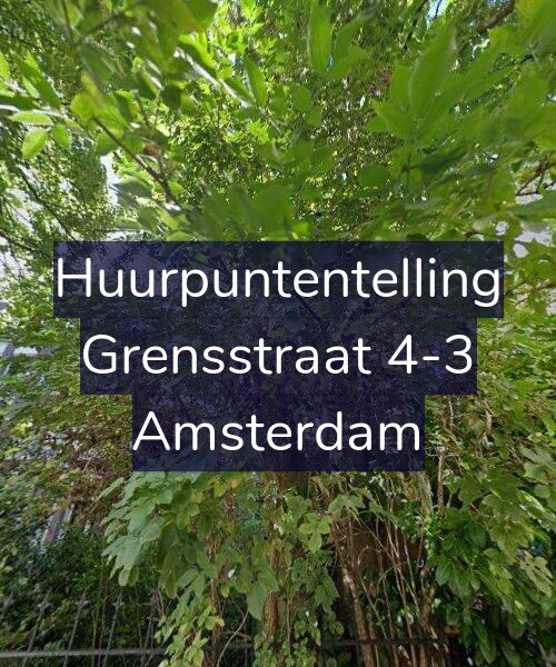 Foto gevel Huurpuntentelling voor Grensstraat 4-3, Amsterdam