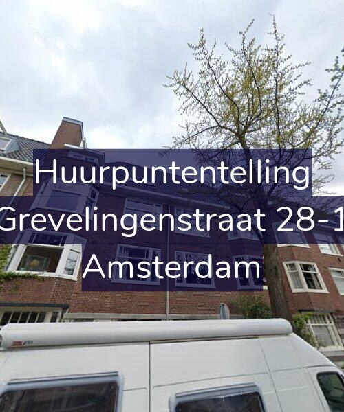 Foto gevel Huurpuntentelling voor Grevelingenstraat 28-1, Amsterdam
