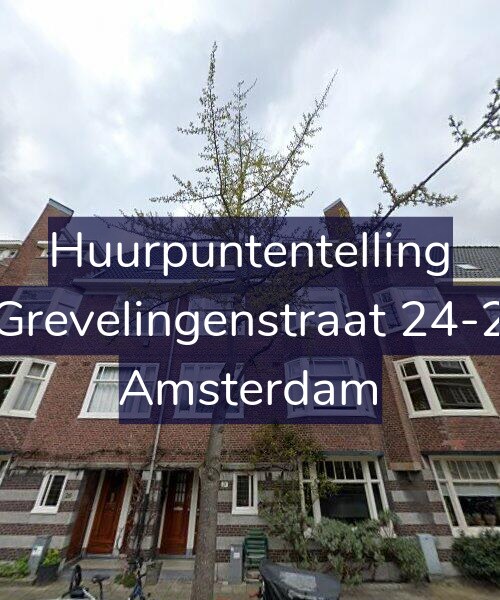 Foto gevel Huurpuntentelling voor Grevelingenstraat 24-2, Amsterdam