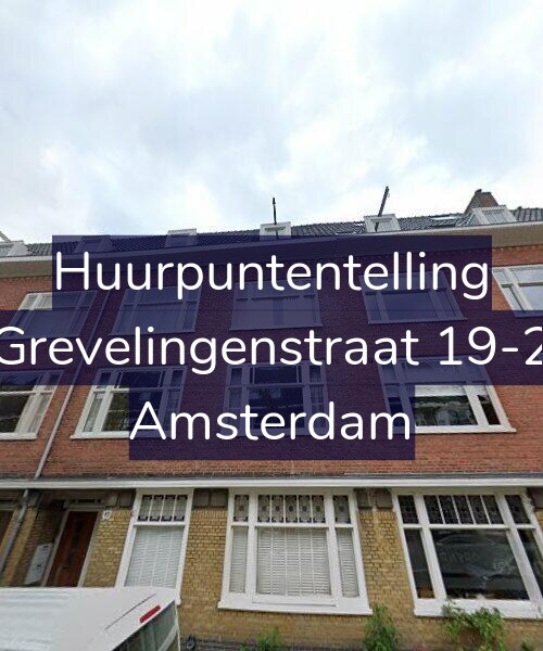 Foto gevel Huurpuntentelling voor Grevelingenstraat 19-2, Amsterdam