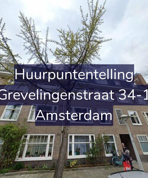 Foto gevel Huurpuntentelling voor Grevelingenstraat 34-1, Amsterdam