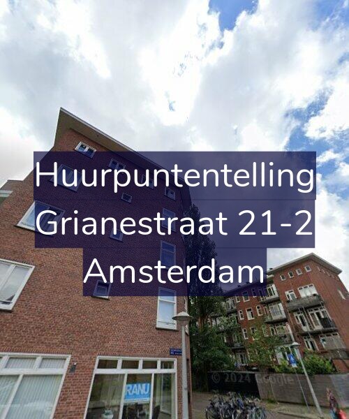 Foto gevel Huurpuntentelling voor Grianestraat 21-2, Amsterdam