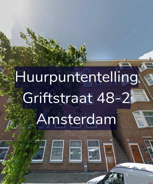 Foto gevel Huurpuntentelling voor Griftstraat 48-2, Amsterdam