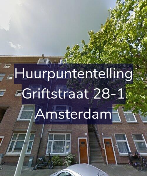 Foto gevel Huurpuntentelling voor Griftstraat 28-1, Amsterdam
