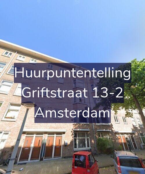 Foto gevel Huurpuntentelling voor Griftstraat 13-2, Amsterdam