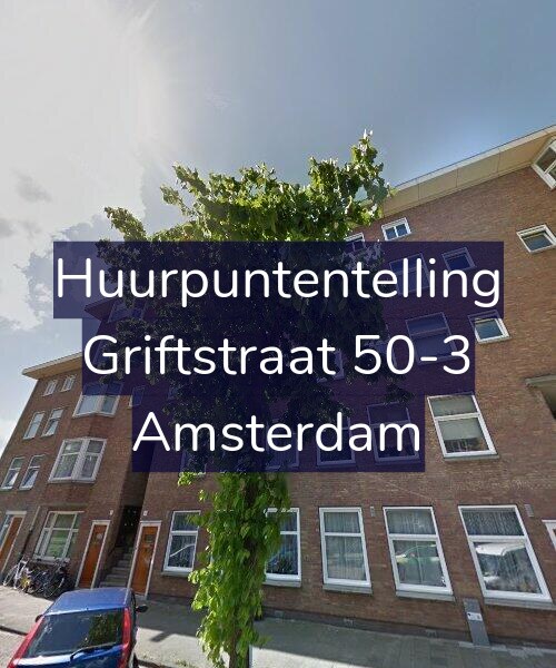 Foto gevel Huurpuntentelling voor Griftstraat 50-3, Amsterdam