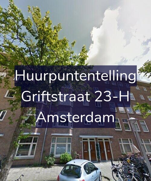 Foto gevel Huurpuntentelling voor Griftstraat 23-H, Amsterdam