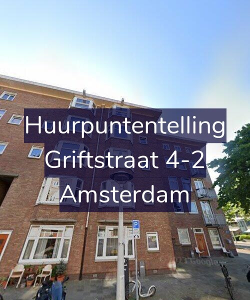 Foto gevel Huurpuntentelling voor Griftstraat 4-2, Amsterdam