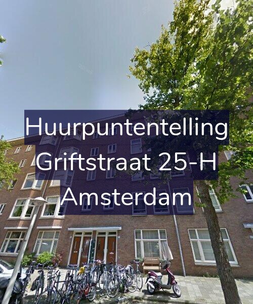 Foto gevel Huurpuntentelling voor Griftstraat 25-H, Amsterdam