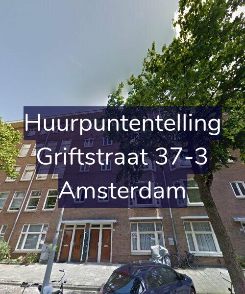 Foto gevel Huurpuntentelling voor Griftstraat 37-3, Amsterdam