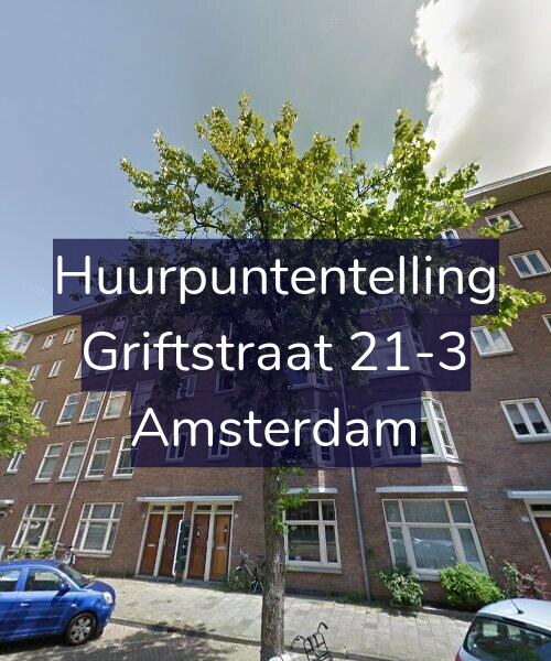 Foto gevel Huurpuntentelling voor Griftstraat 21-3, Amsterdam