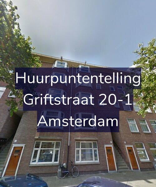 Foto gevel Huurpuntentelling voor Griftstraat 20-1, Amsterdam