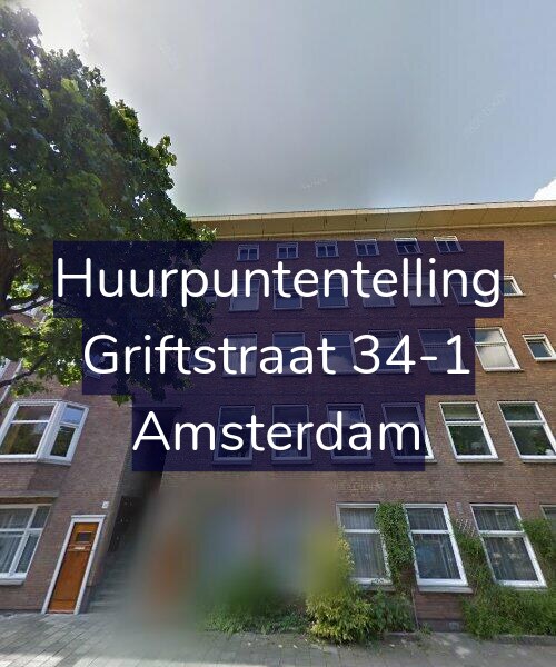 Foto gevel Huurpuntentelling voor Griftstraat 34-1, Amsterdam