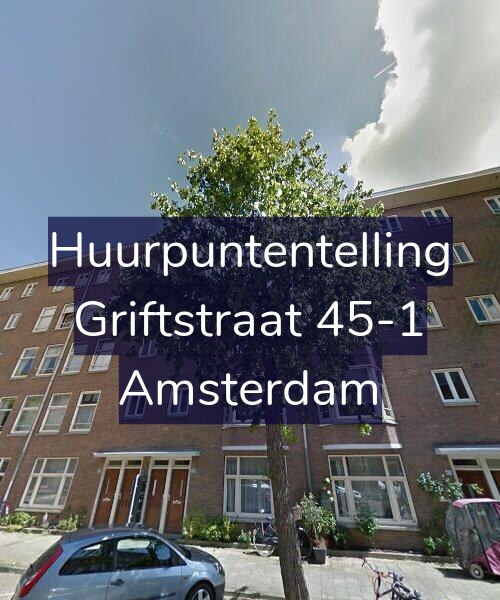 Foto gevel Huurpuntentelling voor Griftstraat 45-1, Amsterdam