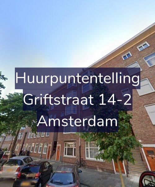 Foto gevel Huurpuntentelling voor Griftstraat 14-2, Amsterdam
