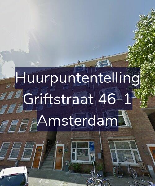 Foto gevel Huurpuntentelling voor Griftstraat 46-1, Amsterdam
